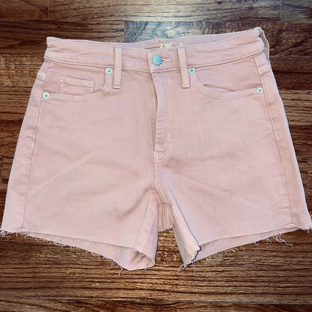 Universal Thread High Rise Midi Jean Shorts